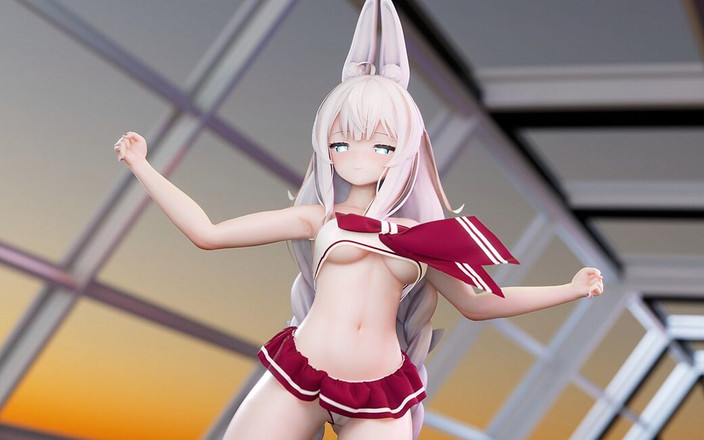 MikuMotion: [mmd] Grious-Wigglewiggle menina jovem coelhinha vestido minissaia