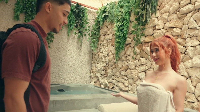 MilanRodriguez: British Redhead Takes Milan's Cock Out and Then Takes It...