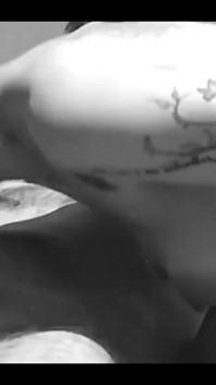 Black and White Moment of Blowjob