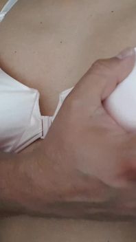 Dd Cup Satin Bra and Precum
