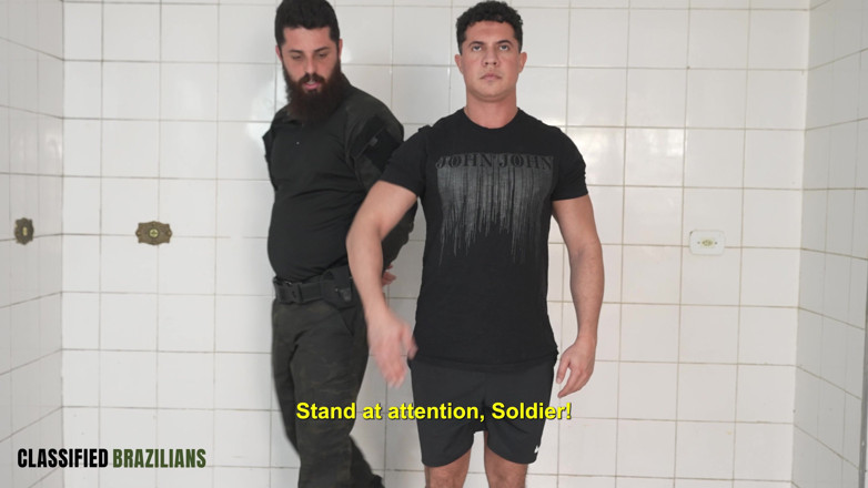 ClassifiedBrazilians: Muscle Hunk Tries to Be Defiant but Gives up - Part 1