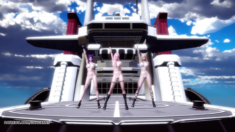 3D-Hentai Games: Helicopter naked dance Ahri Akali Kaisa Seraphine league of legends...
