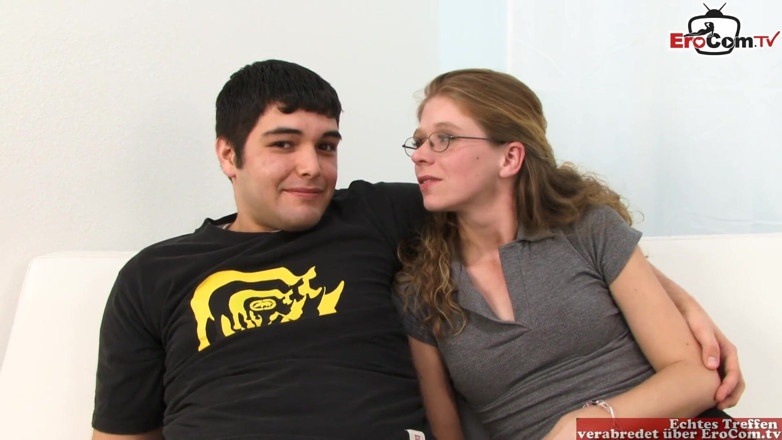EroCom: Skinny wife with glasses and tiny tits enjoy the BBC