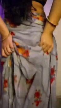 Nude Dance in Saree