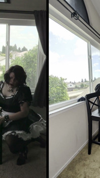 Sissy Maid Candy Rides Several of Her Huge Dildos