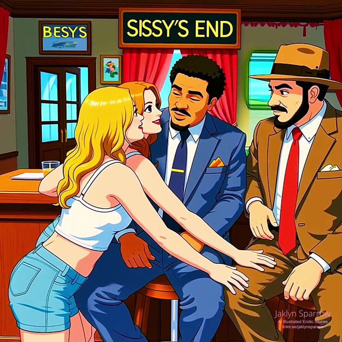 Jaklyn Sparrow: Sissy White Boi and His Wife Strippers for Big Black...