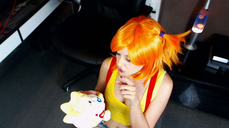 Candystart Videos: Misty cosplay thổi kèn. POV &amp; Tiếp xúc bằng mắt