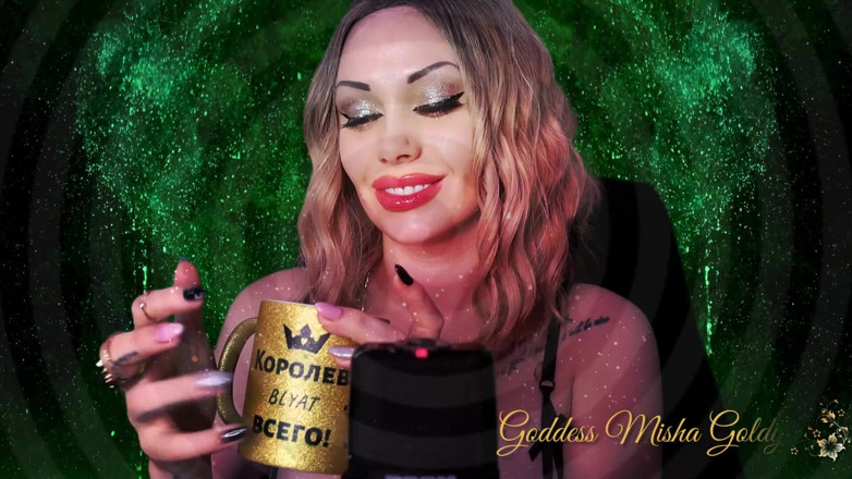 Goddess Misha Goldy: 3Dio ASMR avkopplande ljud &amp;sensuell mild JOI! Kom till den magiska...