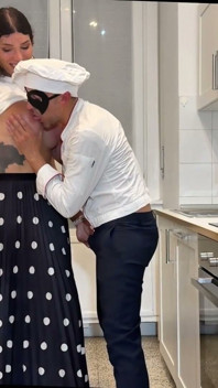 Fucking the Boss in the Kitchen