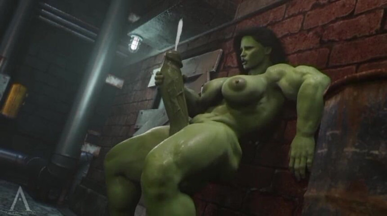 Divide XXX: Amazonium3d - ella hulk smash