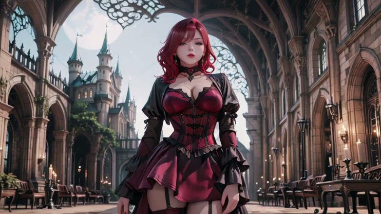 Seraphina Vale: Nàng thơ gothic tóc đỏ: cuộc gặp gỡ trong nghĩa trang...