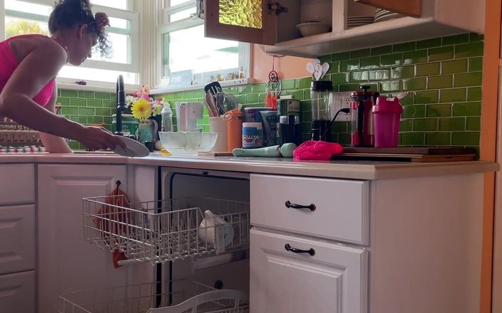 VibeWithMommy: Cocina, mami follada, sesión de sexo Mi dulce chico me...