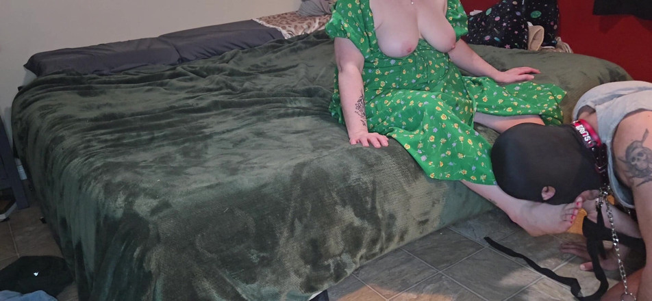 GingerFeet: Zrzavá červená toe uctívání nohou a šukání