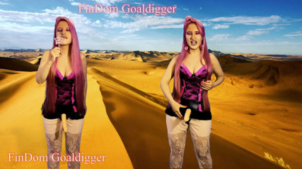 FinDom Goaldigger: Strap-on JOI