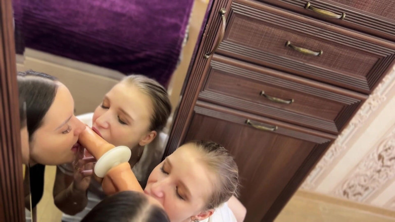Caroline_Gray: My teacher Stacy Starando teaches me blowjob and lesbian sex