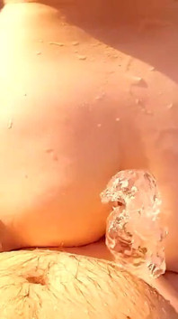 Outdoor Jacuzzi Fucking BBW with Hairy Bush 2