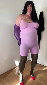 Pink Shape Wear with Pantyhose