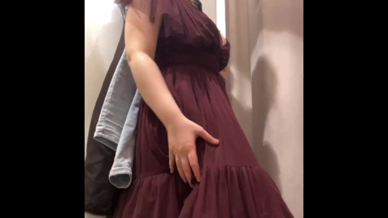 JuiceLussie: Risky Fucking. Fitting Room Masturbation. Pussy Close up. Squirting. Masturbate...