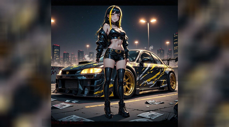 Game of Lust 3D: Gol anime gorące samochody i gorące dziewczyny