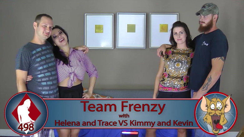 Lost Bets Games: Trace and Stunning New Girl Helena in Strip Frenzy