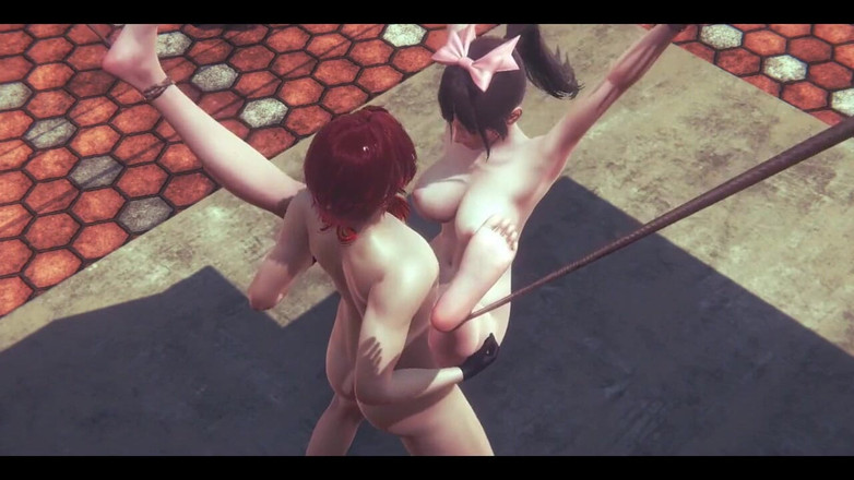 HentaiTubes: Хентай без цензуры, 3D - сексуальную японскую девушку трахнули на улице, часть 1 - японская азиатская манга, аниме-игра, порно-игра