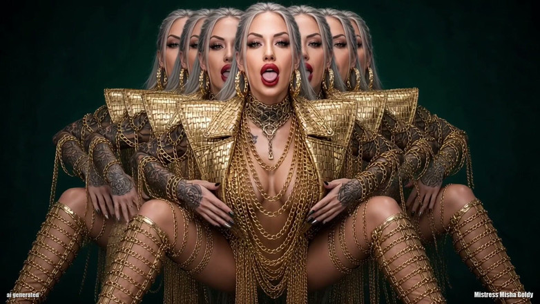 Goddess Misha Goldy: Topuğum tarafından ezildim