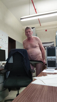 Cumming in the Office