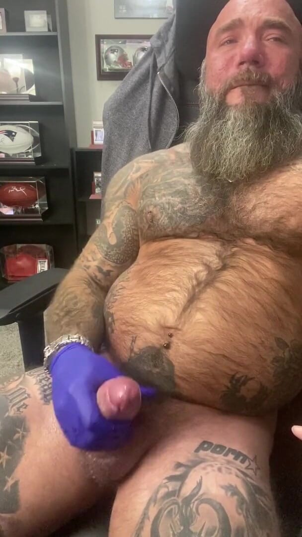 MasculineJason - Jason Collins: Jason Collins surgical glove masturbation!