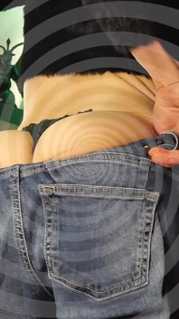 Mesmerized by My Jeans and Thong