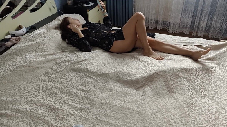 Tumanova Alina: A Sassy Stepmom Fucked Her Stepson After Noticing Him Jerking...