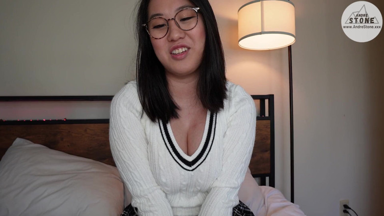 Andre Stone: Tímida nerd asiática novia Tofu es una ninfómana secreta