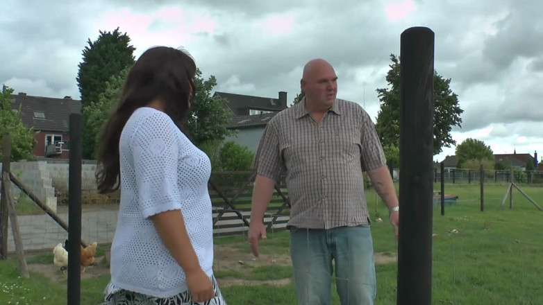 Mature Climax - 100% Mature Videos: Riding his old and thick cock on the lawn