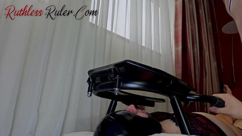 Ruthless ruler - maledom: Sweaty Asshole Rimming CD Slut HD