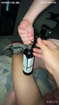 Chubby sucks me off and then sits down and rides