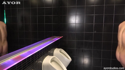 AYOR studios: Club manager meets sweet employee at the urinal