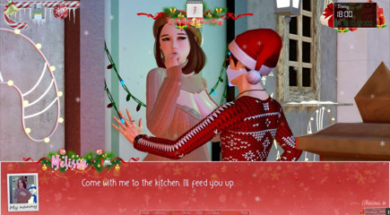 Cumming Gaming: Neomezené Vánoce [Vánoční Hentai PornPlay] Ep. 11 nezbedný chlapec nechce jíst sušenky,...