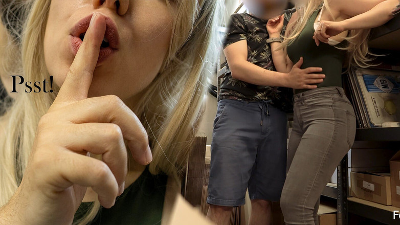 Foxy_Lovers: Die kamera erwischte mich, wie ich meinen ehemann im lagerhaus...