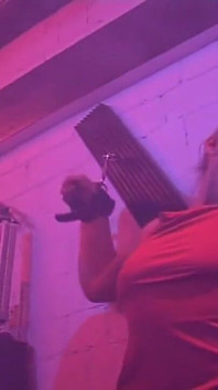 Mature Blonde Babe Devoured in Wild Club Gangbang Orgy