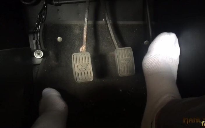 Manly foot: Hard Starting Bastard! - Classic Car Pedal Pushing - Austin Healey - Roadster -...