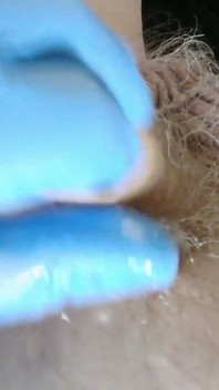 Latex Gloves and Lube Worked a Treat. Spunk, Wank, Toss, Jerk