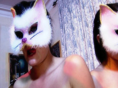 The Window of Sex: Heetste kittens scène 2 rondborstige kittens in lingerie neuken samen in...