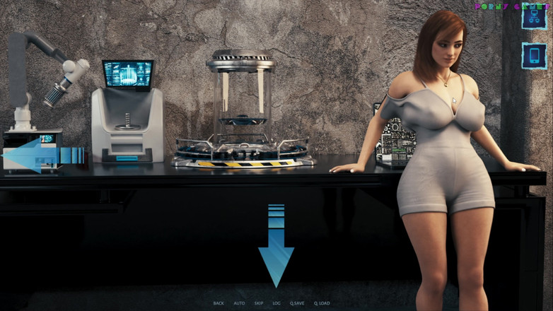 Porny Games: Godaan sibernetik oleh 1thousand - seks di gudang dengan wanita berambut merah...