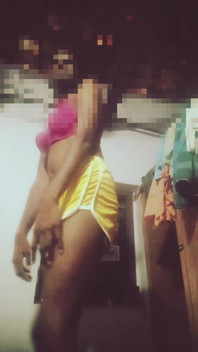 Sexy Indian Crossdresser and Her Cock and Ass Also Dancing
