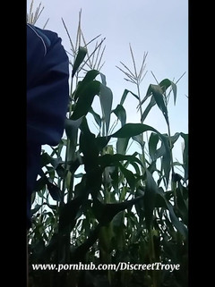 Troye_AsianPinoy: Byl odhalen můj veiny pták v Cornfield a Cum - Pinoy...