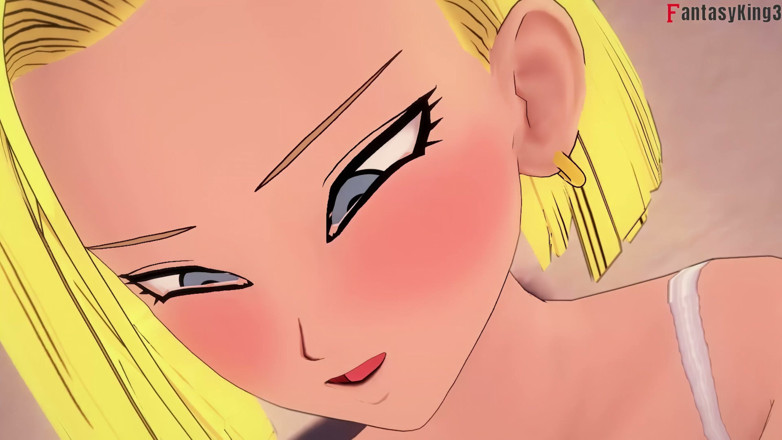 Fantasy king: Android 18 se trezește în noapte pentru a se fute cu Roshi -...