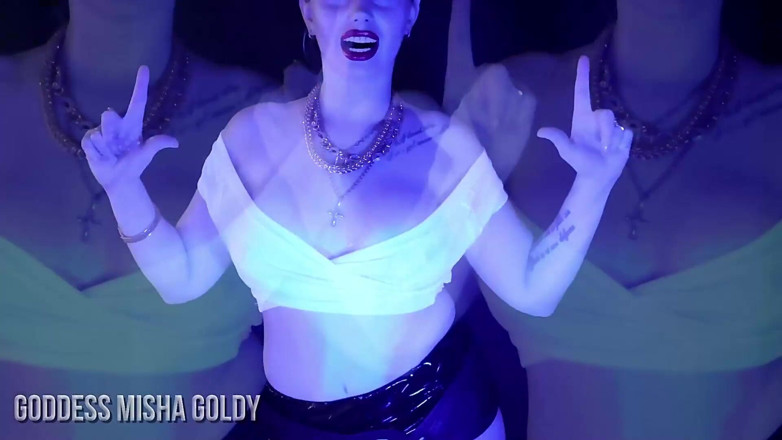 Goddess Misha Goldy: Mesmerizing mind fuck! You need to edge, you need to...