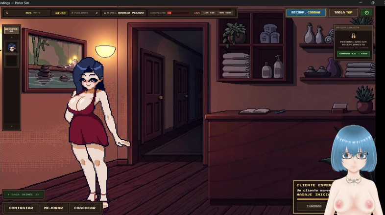 AliChan Vtuber: Happy Endings Demo Vtuber Gameplay 1