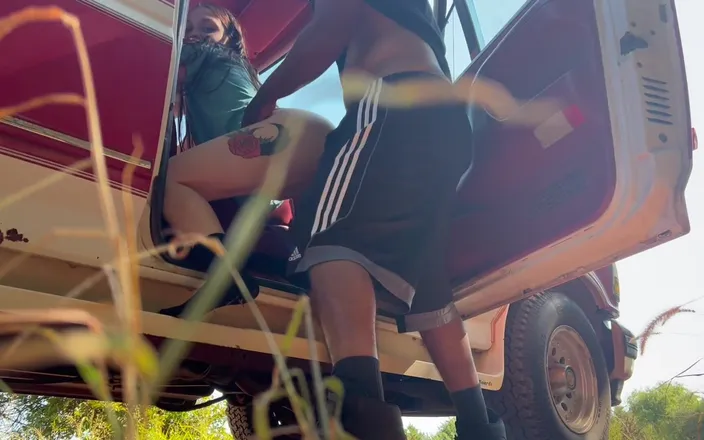 LuluLemons000: Stop Back Roading and Fuck Me - Outdoor Sex Almost Caught