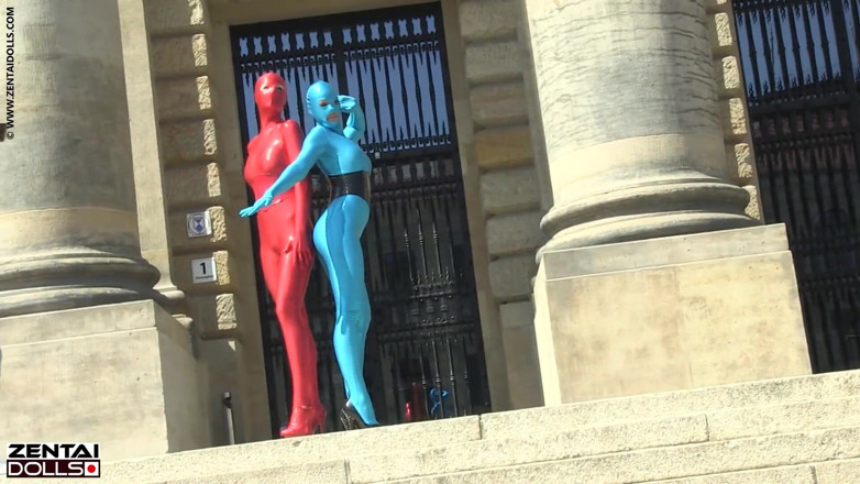 ZentaiDolls: Zentai Models in the City