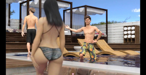 Dirty GamesXxX: Lisa: Pool party with two sexy girls ep.21